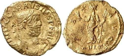 RIC 4 FAKE Carausius, FAKE AV aureus