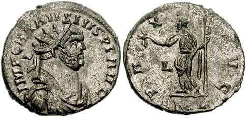 RIC 101, L Carausius, AE antoninianus
