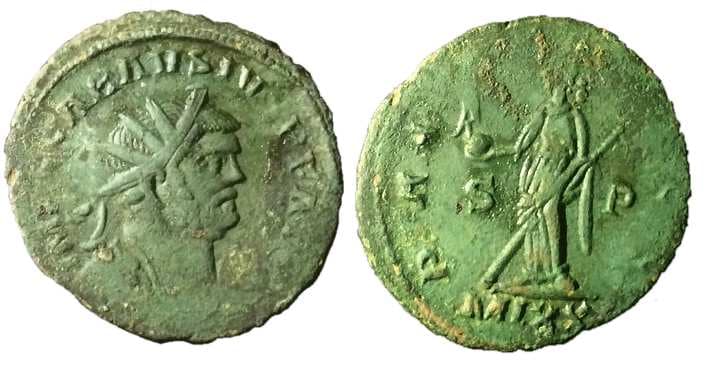 RIC 145 Carausius, AE antoninianus, London mint