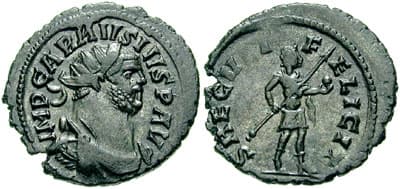 RIC 153v Carausius AE Antoninianus