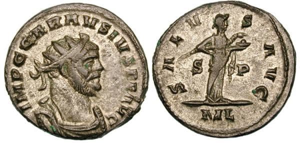 RIC 161v Carausius Billon antoninianus