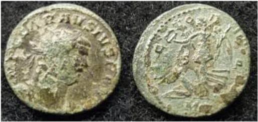 RIC 175 var Carausius, AE Antoninianus, London mint