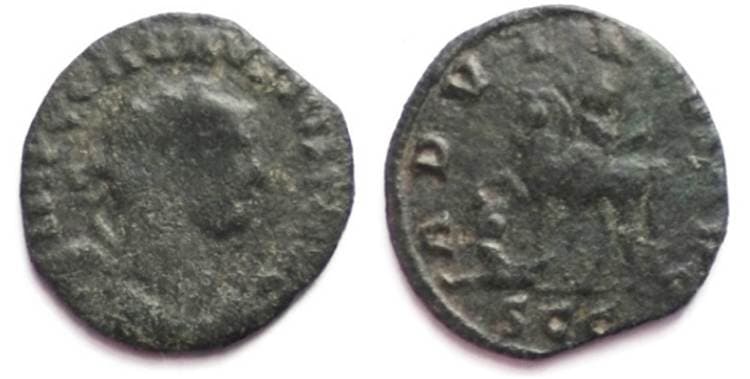 RIC 191 var (2) Carausius, AE Antoninianus
