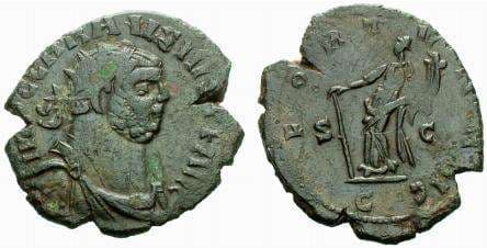 RIC 235 var Carausius, AE antoninianus