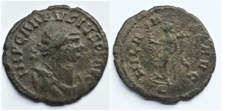 RIC 243 var Carausius, AE antoninianus