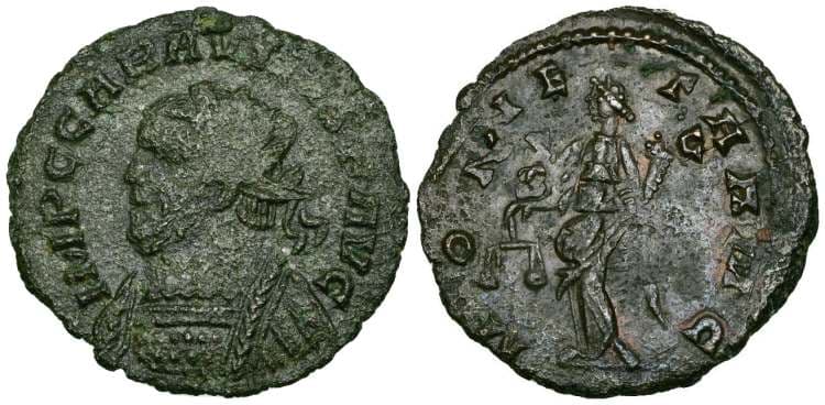 RIC 285 var Carausius, AE antoninianus