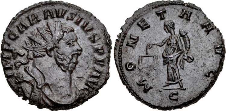 RIC 287 Carausius, AE Antoninianus, Camulodunum