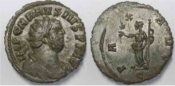 RIC 303, C Carausius AE Antoninianus