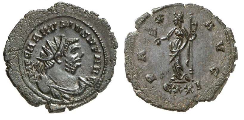 RIC 303, CXXI Carausius AE Antoninianus