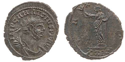 RIC 303, XXIC Carausius AE Antoninianus