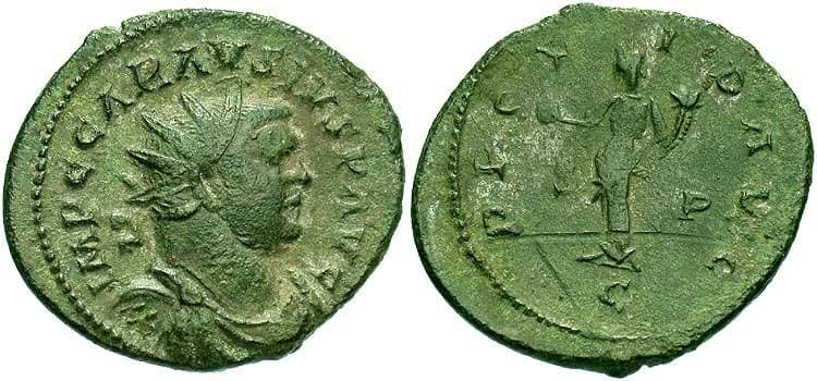 RIC 354 Carausius AE Antoninianus