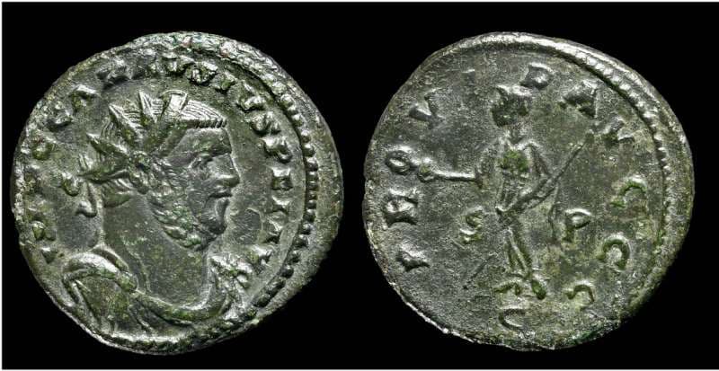 RIC 370 var (1) Bourne 129 Carausius, AE antoninianus, Camulodunum mint
