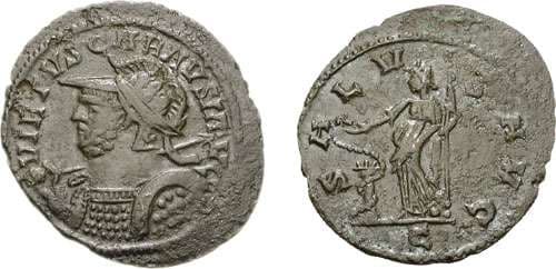 RIC 398 var Carausius AE Antoninianus
