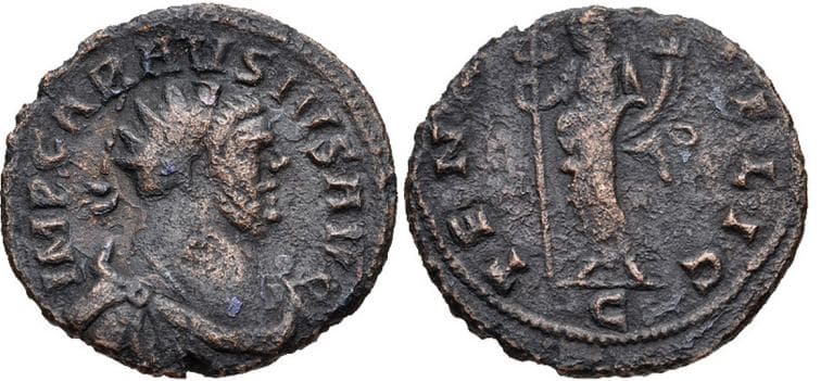 RIC 418 var Carausius, AE antoninianus