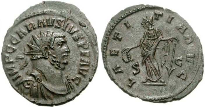 RIC 456 Carausius AE Antoninianus