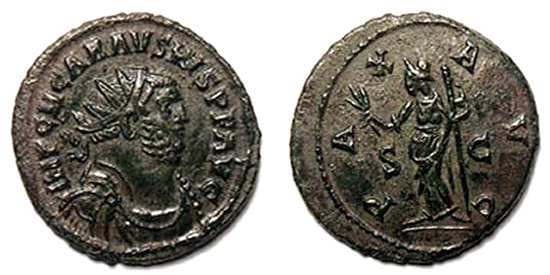 RIC 481 Carausius AE Antoninianus