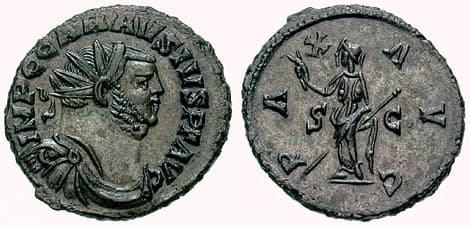 RIC 484, SC Carausius AE Antoninianus