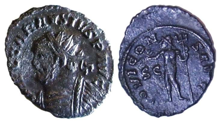RIC 525 var Carausius, AE antoninianus
