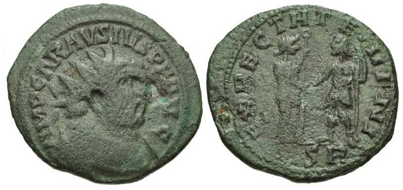 RIC 605 Carausius AE Antoninianus