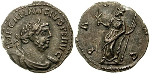 RIC 719 Carausius AR Denarius