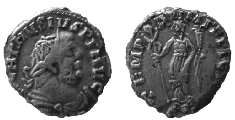 RIC 724 var Carausius, AR denarius