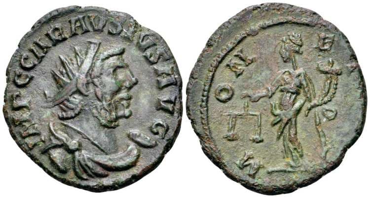 RIC 854 Carausius, AE antoninianus