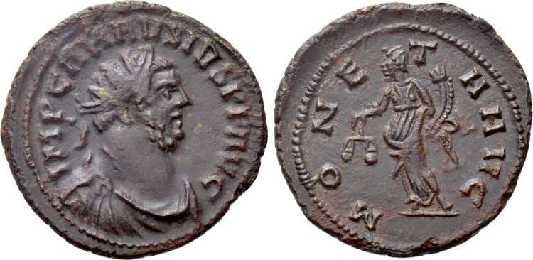RIC 855 Carausius, AE antoninianus