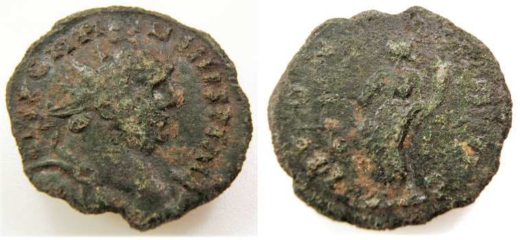 RIC 856 Carausius AE Antoninianus, uncertain British mint