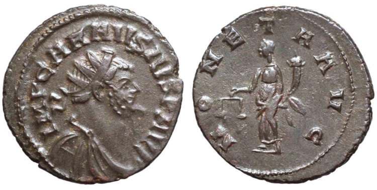 RIC 857 Carausius, AE antoninianus