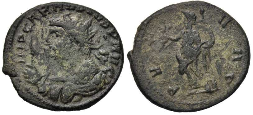 RIC 881, left Carausius, AE Antoninianus