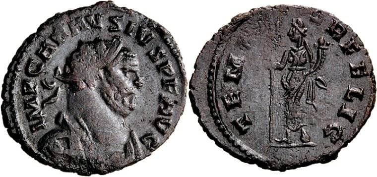 RIC 1013 var (2) Carausius, AE antoninianus