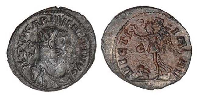RIC 429 var Carausius, AE Antoninianus, Camulodunum mint