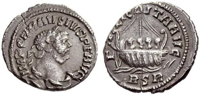 RIC 560 RSC 50 Carausius, AR denarius, Uncertain British mint
