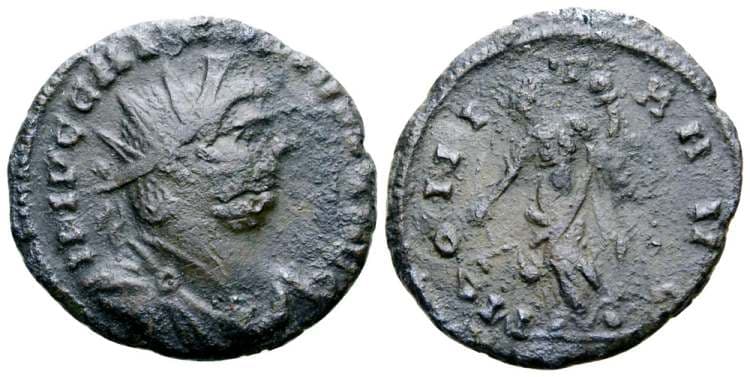 RN 2, 1004 Carausius AE Antoninianus