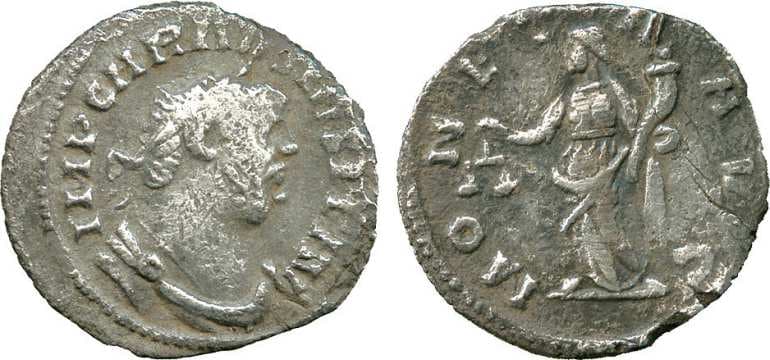 RSC 73 Carausius, AR denarius, London