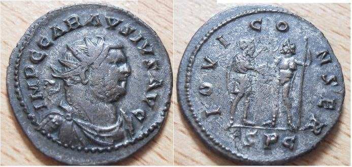 VARS NOT IN RIC IN ADDITION TO THOSE ABOVE Akerman 64var Carausius, AE Antoninianus