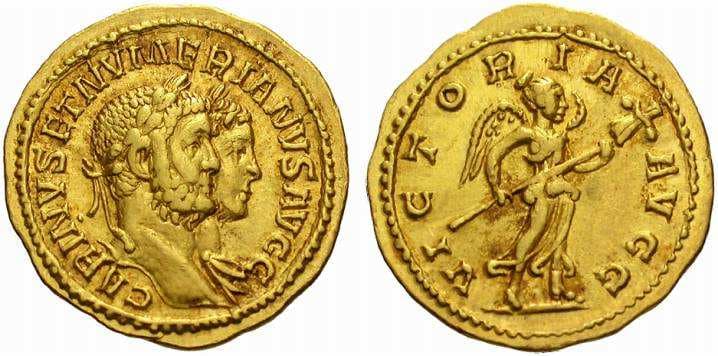 Calico 4405a Carinus amd Numerian, AV aureus