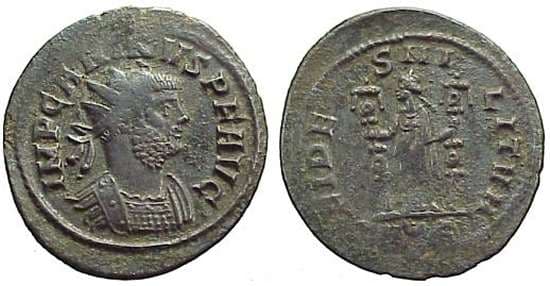 La Venera 4166 RIC 253 var Carinus, AE antoninianus