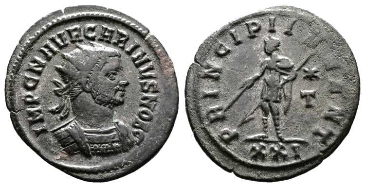 La Venera 4227 RIC 197 var Carinus, AE antoninianus