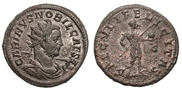 RIC 152, sceptre Carinus, as Caesar, AE Antoninianus