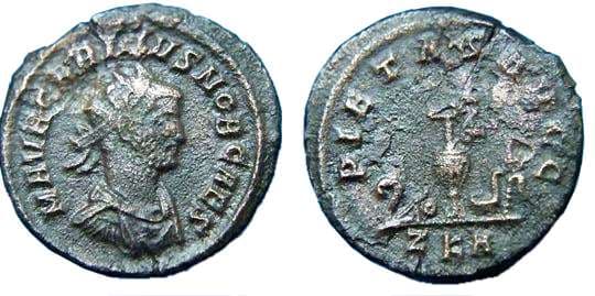 RIC 156, ZKA Carinus AE Antoninianus