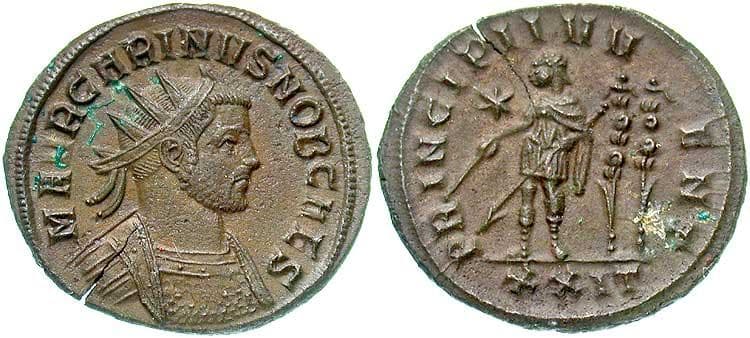 RIC 198 Carinus, as Caesar