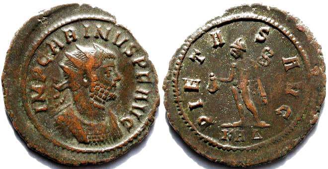 RIC 264, KAD Carinus AE Antoninianus