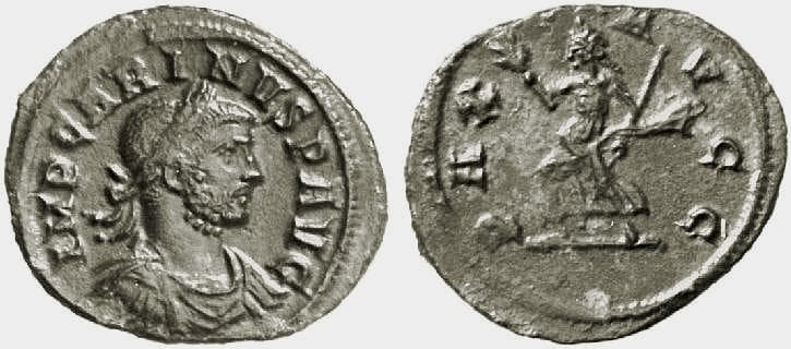 RIC 274 var Carinus, AE denarius, 17 mm, 2