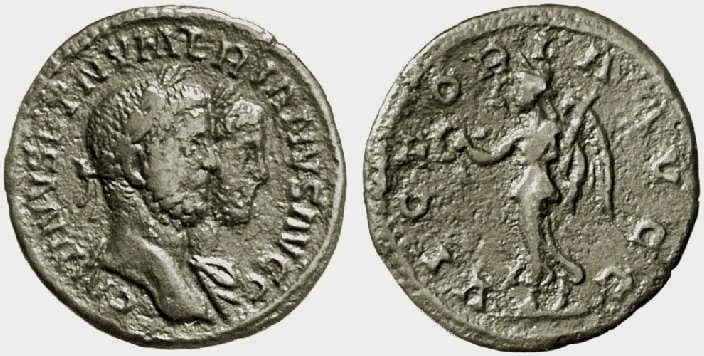 RIC 331 Carinus and Numerian, AE denarius, 18mm, 2