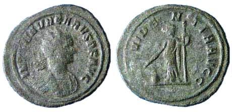 RIC 43 Carus, AE antoninianus, Rome mint