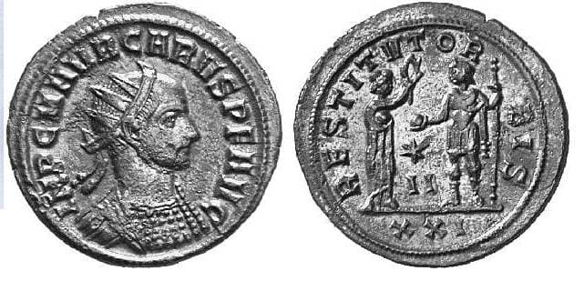 RIC 106, II Carus Billon Antoninianus