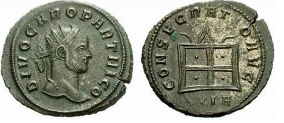 RIC 111 Divus Carus AE Antoninianus