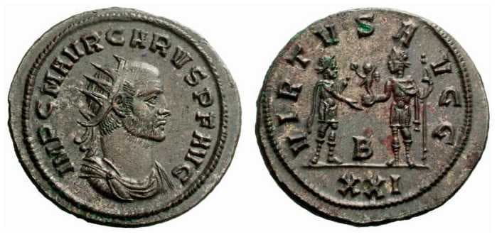RIC 124, B Carus AE Antoninianus