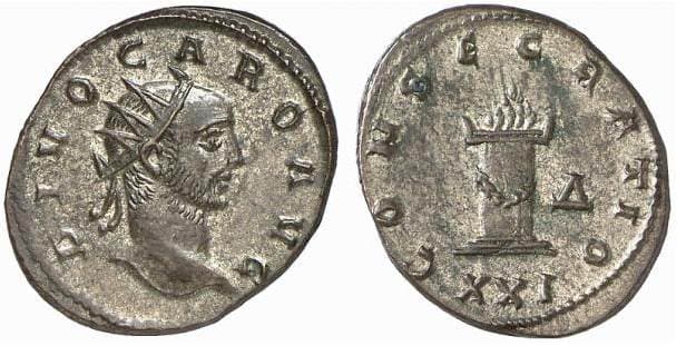 RIC 127 Divus Carus AE Antoninianus
